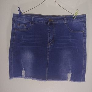 Blue Jean Skirt
